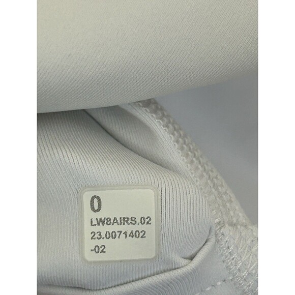 Lululemon Tennis Skort Women 0 White Asymmetrical Layered High Rise Active Skirt - Picture 7 of 15